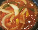 スキレット鍋と冷凍唐揚げでかんたん酢鶏♪作り方5写真