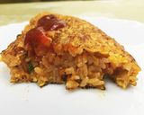 卵を包まないオムライス作り方9写真