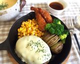 簡単✩肉汁溢れるジューシーハンバーグ作り方8写真