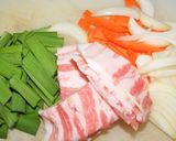 お豆腐と豚バラ、野菜の中華風チャンプルー作り方2写真