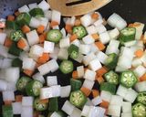 ザクザク簡単♡野菜ゴロッとコンソメスープ作り方3写真