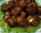 柔らか肉団子オーロラソースかけ作り方6写真