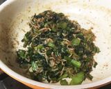 小松菜とちりめんじゃこの鰹粉煮作り方4写真