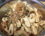 切り干し大根と乾燥ゴーヤの胡麻酢和え作り方5写真