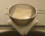 簡単　豆腐の水切り作り方3写真