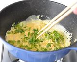 春色！ふわとろたまごと豆苗のオムライス作り方7写真