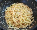 ベーコンで作る本格イタリア風カルボナーラ作り方16写真