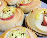 コーン&ベーコン♡巻き巻き惣菜パン作り方9写真
