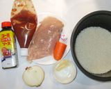 チキンライス♪簡単に炊飯器オムライスにも作り方1写真