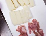 ＊餅ベーコン春巻き＊作り方1写真