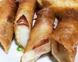＊餅ベーコン春巻き＊作り方4写真