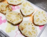 しゃき美味♪れんこんはさみ焼き作り方3写真