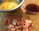 ふわふわ卵が決め手♡豚肉とほうれん草炒め作り方1写真