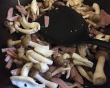 きのこベーコンのマヨチーズバゲット作り方1写真