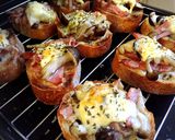 きのこベーコンのマヨチーズバゲット作り方3写真