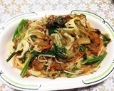 野菜たっぷりオープンオムレツのせパスタ作り方5写真