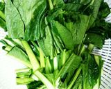 小松菜と茸の味噌ポン酢和え作り方1写真