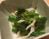 菜の花のピリっと生七味の胡麻ドレ風味作り方4写真