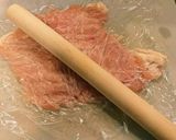 ほうれん草と２種類チーズの鶏むねロール作り方3写真