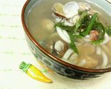 旨味たっぷり♡あっさり♡あさりうどん♡作り方3写真