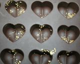 ♡超簡単・大好きな色でハート型チョコ♡作り方10写真