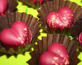 ♡超簡単・大好きな色でハート型チョコ♡作り方12写真