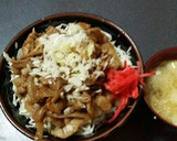 やわらか～♪簡単！豚こま生姜焼き丼♥作り方6写真