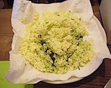 ニラたっぷり餃子　羽根付き作り方2写真