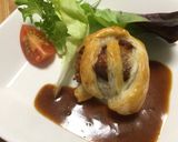 鳥と野菜のパイ包み焼き作り方25写真
