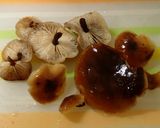 天然エノキダケのスクランブルエッグ作り方2写真
