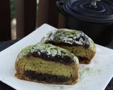 あんこがトロリ!抹茶パンケーキ作り方12写真