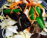 きくらげと小大豆もやしの韓国風炒め作り方6写真