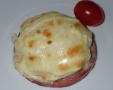 厚切ソーセージのマヨ焼ポーチドエッグ載せ作り方10写真