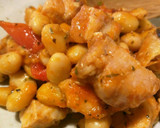 簡単おかず！鶏肉と大豆のトマト炒め煮☆作り方3写真