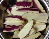 さつまいものオレンジ煮作り方1写真