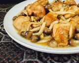 鶏肉としめじの蜂蜜黒酢炒め作り方6写真