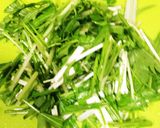 水菜の簡単サラダ作り方1写真