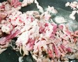 野菜たっぷり肉豆腐味噌味作り方2写真
