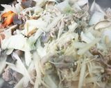 野菜たっぷり肉豆腐味噌味作り方4写真