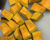 【南瓜の小倉煮】簡単☆作り方1写真