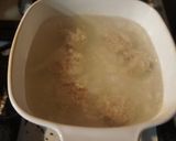 蕪と肉団子の豆乳スープ作り方4写真