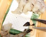 普通のエビフライと柿の種衣のエビフライ♡作り方3写真