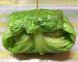 鶏肉高野豆腐大根でヘルシーロールキャベツ作り方4写真
