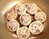 レンコンの挽肉はさみ焼き作り方6写真