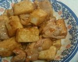 鶏もも肉と厚揚げの甘辛焼き作り方5写真