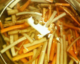 我が家の♡簡単♡挽き肉きんぴらごぼう♡作り方1写真