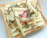 温泉卵×黒オリーブの和トースト作り方3写真