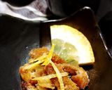 鶏皮のカリカリ レモン作り方2写真