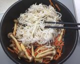 簡単✩フライパンで切り干し大根の煮物作り方3写真
