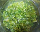 打ち豆と緑の野菜の岩塩スープ作り方1写真